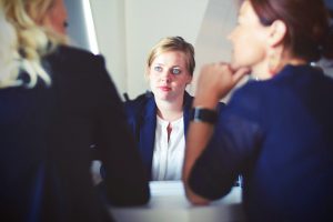 People in a meeting