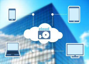 A diagram of how cloud works