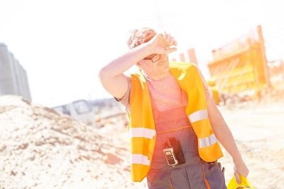 Worker in Hot Sun
